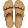 Crocs Women’s Brooklyn Buckle Low Wedges(Umber)