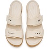 Crocs Women’s Brooklyn Cork Buckle Sandals(Frappe)