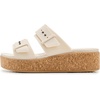 Crocs Women’s Brooklyn Cork Buckle Sandals(Frappe)