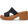 Crocs Women’s Brooklyn Heels(Black Woven)