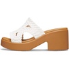 Crocs Women’s Brooklyn Heels(Chalk Woven)