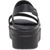 Crocs Women’s Brooklyn Low Wedge Sandals(Black/Black)