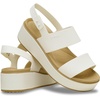 Crocs Women’s Brooklyn Low Wedge Sandals(Chalk/Tan)