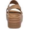 Crocs Women’s Brooklyn Low Wedge Sandals(Milk Chocolate)