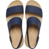 Crocs Women’s Brooklyn Low Wedge Sandals(Navy/Cashew)
