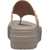Crocs Women’s Brooklyn Platform Flip Flops(Cork/Mushroom)