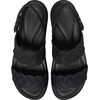 Crocs Women’s Brooklyn Woven Low Wedge Sandals(Black Woven)