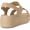 Crocs Women’s Brooklyn Woven Low Wedge Sandals(Chai)
