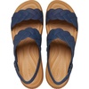 Crocs Women’s Brooklyn Woven Low Wedge Sandals(Navy Woven)