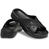 Crocs Women’s Classic Cross Strap Sandals(Black)