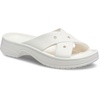 Crocs Women’s Classic Cross Strap Sandals(Chalk)