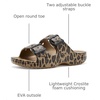 Crocs Women’s Classic Saturday Sandals(Sepia/Leopard)