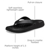 Crocs Women’s Getaway Flip Sandals(Black)