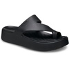Crocs Women’s Getaway Toe Loop Platform Sandals(Black)