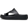 Crocs Women’s Getaway Toe Loop Platform Sandals(Black)