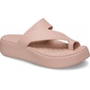 Crocs Women’s Getaway Toe Loop Platform Sandals(Blush)