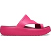 Crocs Women’s Getaway Toe Loop Platform Sandals(Dragon Fruit)