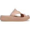 Crocs Women’s Getaway Toe Loop Platform Sandals(Pink Caramel)