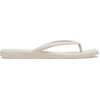 Crocs Women’s Miami Flip Flops | Square Toe Flat | 360 Degree Comfort | Croslite Foam Footbed(Cocoa Crème)