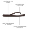 Crocs Women’s Miami Flip Flops | Square Toe Flat | 360 Degree Comfort | Croslite Foam Footbed(Coffee)