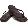 Crocs Women’s Miami Flip Flops | Square Toe Flat | 360 Degree Comfort | Croslite Foam Footbed(Coffee)