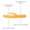 Crocs Women’s Miami Flip Flops | Square Toe Flat | 360 Degree Comfort | Croslite Foam Footbed(Orangesicle)
