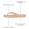 Crocs Women’s Miami Flip Flops | Square Toe Flat | 360 Degree Comfort | Croslite Foam Footbed(Pink Caramel)