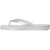 Crocs Women’s Miami Flip Flops | Square Toe Flat | 360 Degree Comfort | Croslite Foam Footbed(Silver)