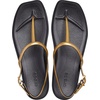 Crocs Women’s Miami Thong Sandal(Metallic Black)
