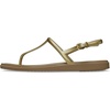 Crocs Women’s Miami Thong Sandal(Sepia Metallic)
