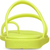 Crocs Women’s Miami Toe Loop Sandals | Square Toe Flat | Flexible Straps | Croslite Foam Footbed(Citrus)
