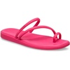 Crocs Women’s Miami Toe Loop Sandals | Square Toe Flat | Flexible Straps | Croslite Foam Footbed(Dragon Fruit)