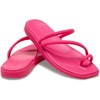 Crocs Women’s Miami Toe Loop Sandals | Square Toe Flat | Flexible Straps | Croslite Foam Footbed(Dragon Fruit)