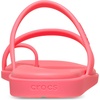 Crocs Women’s Miami Toe Loop Sandals | Square Toe Flat | Flexible Straps | Croslite Foam Footbed(Guava)