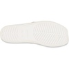 Crocs Women’s Miami Toe Loop Sandals | Square Toe Flat | Flexible Straps | Croslite Foam Footbed(Metallic Chalk)