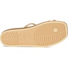 Crocs Women’s Miami Toe Loop Sandals | Square Toe Flat | Flexible Straps | Croslite Foam Footbed(Metallic Gold)