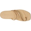 Crocs Women’s Miami Toe Loop Sandals | Square Toe Flat | Flexible Straps | Croslite Foam Footbed(Metallic Gold)