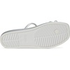 Crocs Women’s Miami Toe Loop Sandals | Square Toe Flat | Flexible Straps | Croslite Foam Footbed(Metallic Silver)