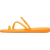 Crocs Women’s Miami Toe Loop Sandals | Square Toe Flat | Flexible Straps | Croslite Foam Footbed(Orangesicle)