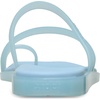 Crocs Women’s Miami Toe Loop Sandals | Square Toe Flat | Flexible Straps | Croslite Foam Footbed(Sky Blue Jelly)