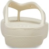 Crocs Women’s Platform Flip Flop Sandal(Bone)