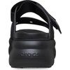 Crocs Women’s Soho Two-Strap Sandals | 2.4 Inch Platform | LiteRide Sink-In Footbed | Adjustable Upper Strap(Black)
