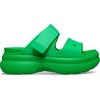 Crocs Women’s Soho Two-Strap Sandals | 2.4 Inch Platform | LiteRide Sink-In Footbed | Adjustable Upper Strap(Green Strike)