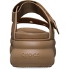 Crocs Women’s Soho Two-Strap Sandals | 2.4 Inch Platform | LiteRide Sink-In Footbed | Adjustable Upper Strap(Sepia)