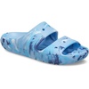 Crocs unisex-adult Classic Marbled Sandals(Blue Calcite/Multi)