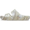 Crocs unisex-adult Classic Marbled Sandals(Bone/Multi)