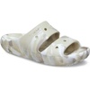 Crocs unisex-adult Classic Marbled Sandals(Bone/Multi)