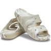 Crocs unisex-adult Classic Marbled Sandals(Bone/Multi)