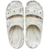 Crocs unisex-adult Classic Marbled Sandals(Bone/Multi)