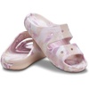 Crocs unisex-adult Classic Marbled Sandals(Quartz/Multi)